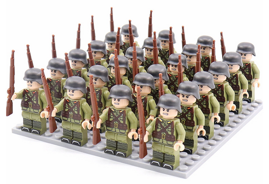 HistoryBlocks - Playset di personaggi storici da collezione (21 pezzi)