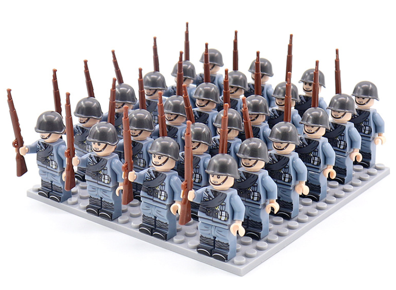 HistoryBlocks - Playset di personaggi storici da collezione (21 pezzi)