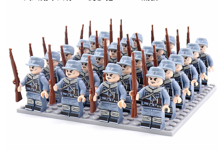 HistoryBlocks - Playset di personaggi storici da collezione (21 pezzi)