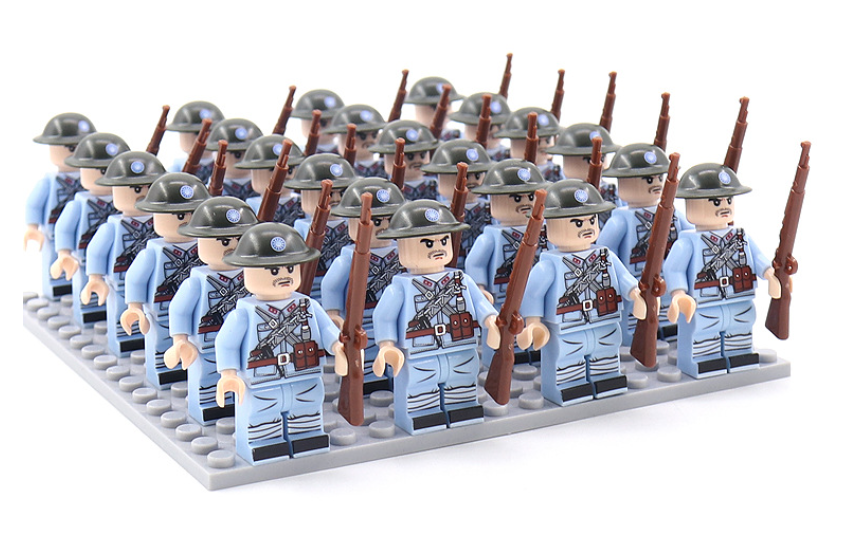 HistoryBlocks - Playset di personaggi storici da collezione (21 pezzi)