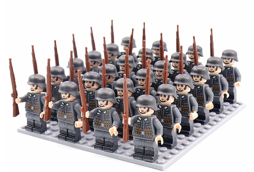 HistoryBlocks - Playset di personaggi storici da collezione (21 pezzi)