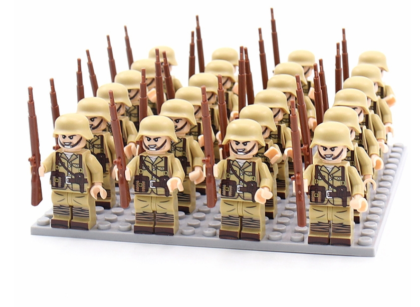 HistoryBlocks - Playset di personaggi storici da collezione (21 pezzi)