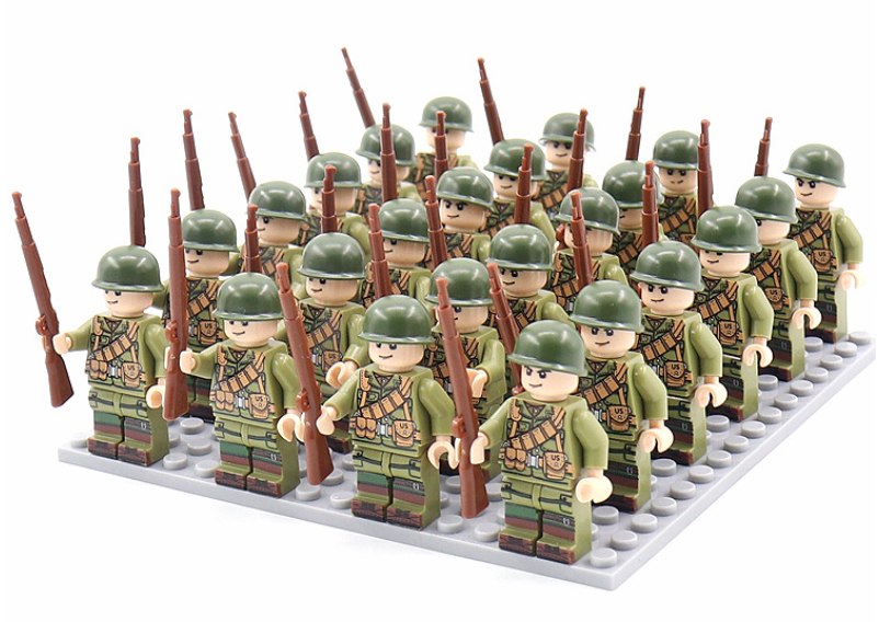 HistoryBlocks - Playset di personaggi storici da collezione (21 pezzi)