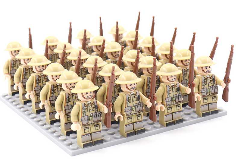 HistoryBlocks - Playset di personaggi storici da collezione (21 pezzi)