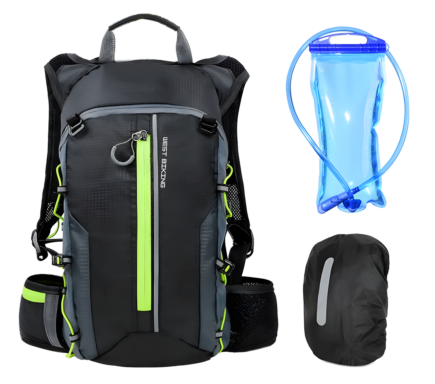 HydroRide - 10L Waterproof Hydration Backpack for Hiking, Cycling & Climbing 11