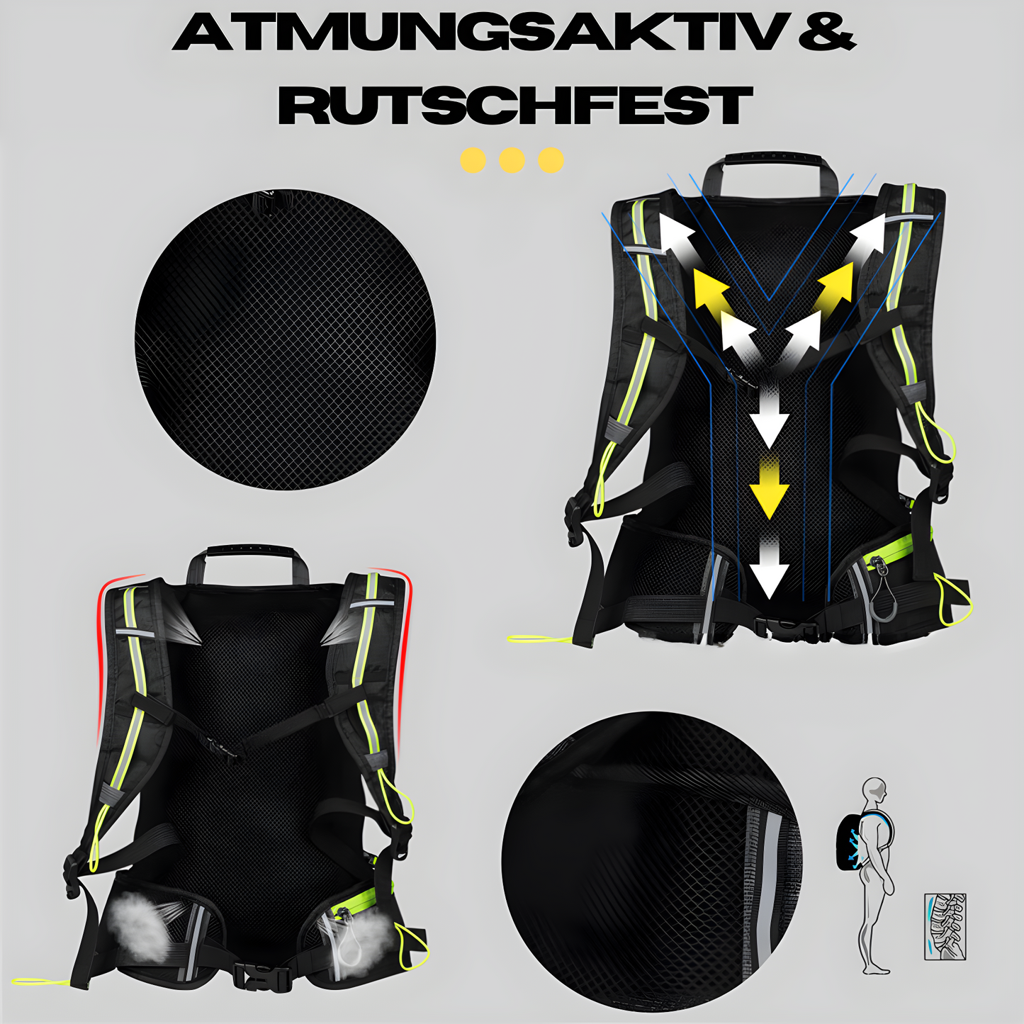 HydroRide - 10L Waterproof Hydration Backpack for Hiking, Cycling & Climbing 5
