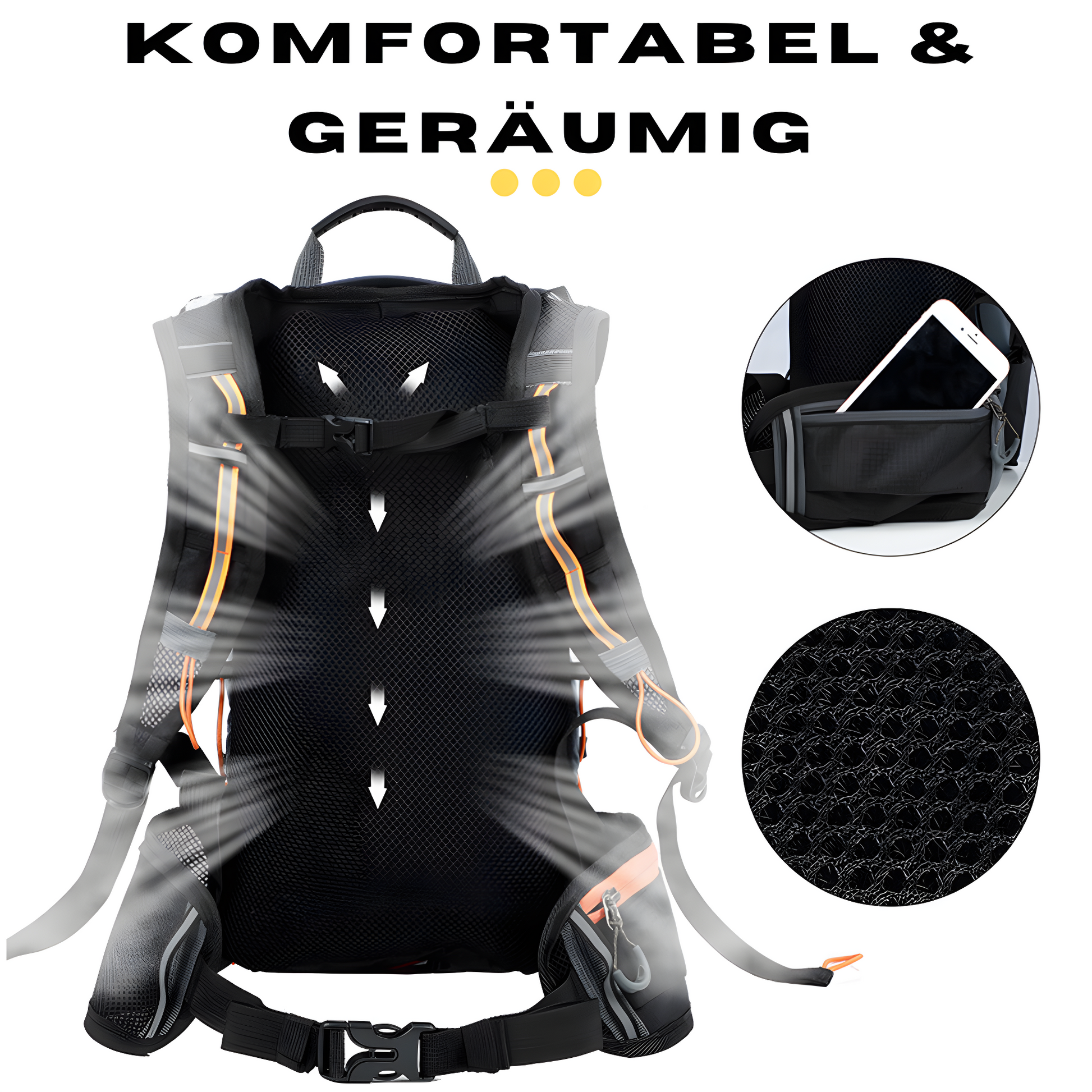 HydroRide - 10L Waterproof Hydration Backpack for Hiking, Cycling & Climbing 6