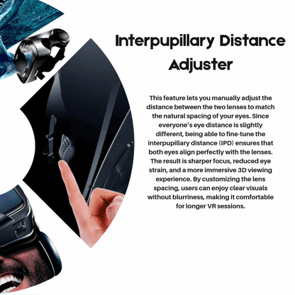 VISIAX – 3D VR glasses with headphones & controller