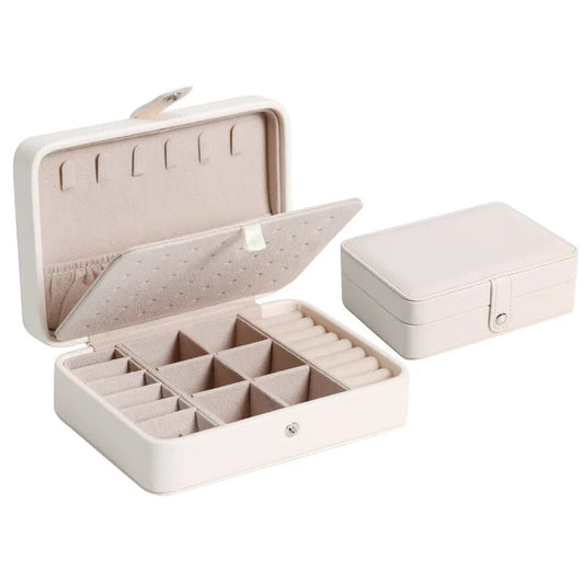 JewelCase – Scatola in pelle per gioielli per anelli e orecchini