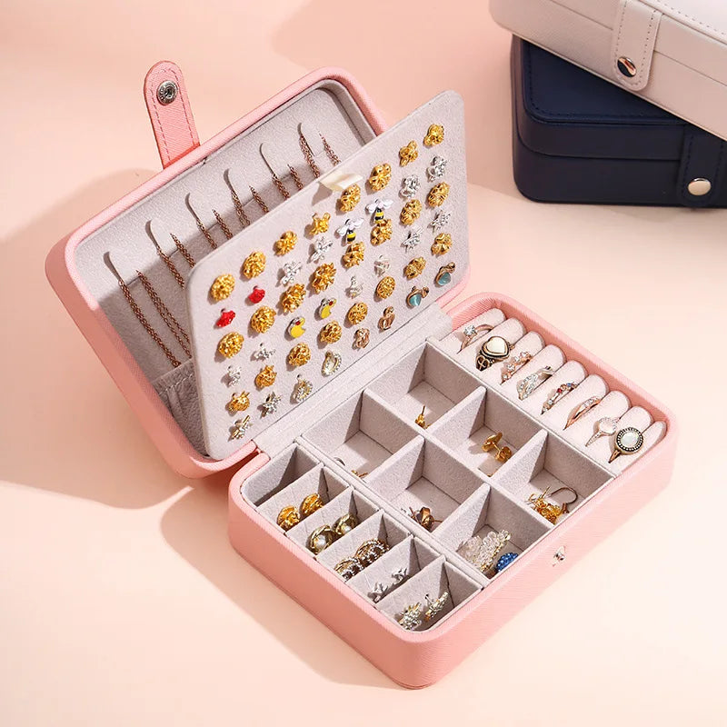 JewelCase – Scatola in pelle per gioielli per anelli e orecchini