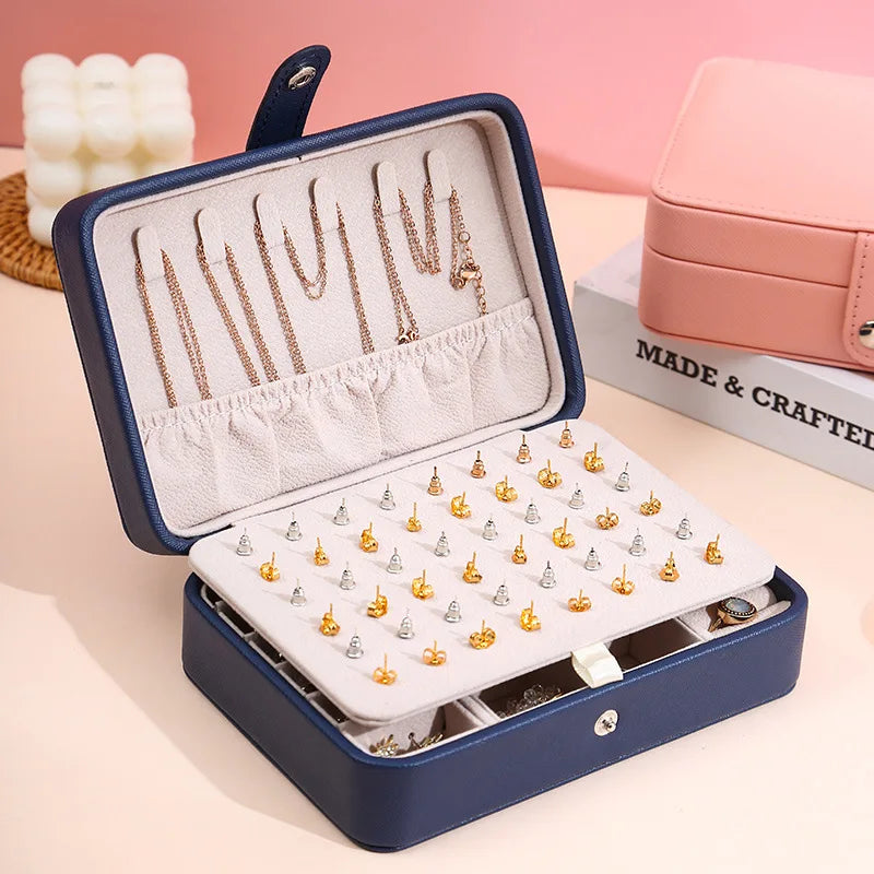 JewelCase – Scatola in pelle per gioielli per anelli e orecchini