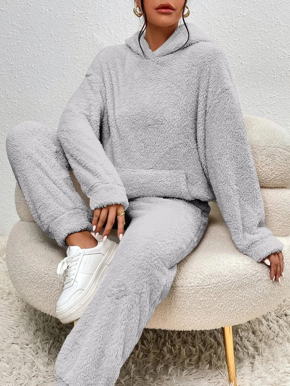 LANA TEDDY SET - Un loungewear ultra-confortevole per le accoglienti giornate invernali
