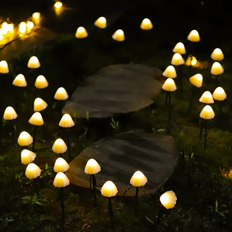 MUSHROOM GLOW – Solar LED Garden Lights for a Magical Outdoor Atmosphere