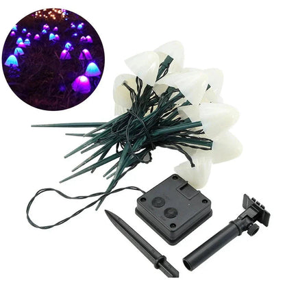 MUSHROOM GLOW – Solar LED Garden Lights for a Magical Outdoor Atmosphere