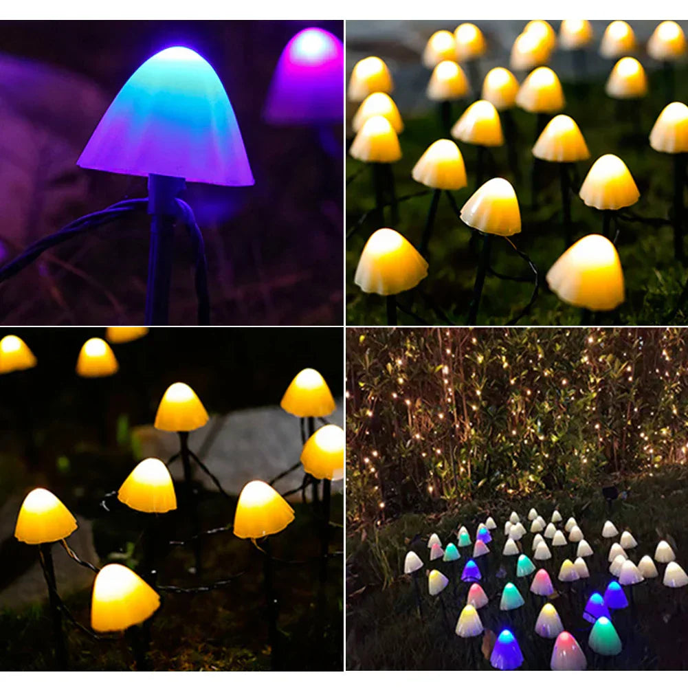 MUSHROOM GLOW – Solar LED Garden Lights for a Magical Outdoor Atmosphere