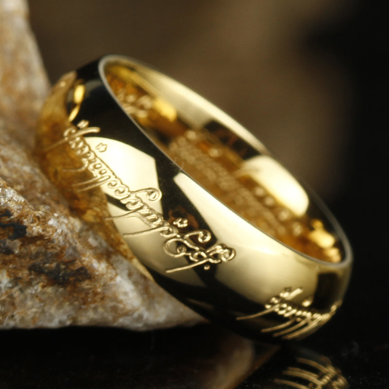 Anello inciso luminoso - Gioielli fosforescenti per la positività e la felicità