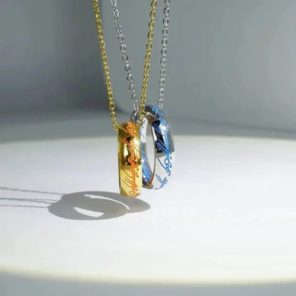Anello inciso luminoso - Gioielli fosforescenti per la positività e la felicità
