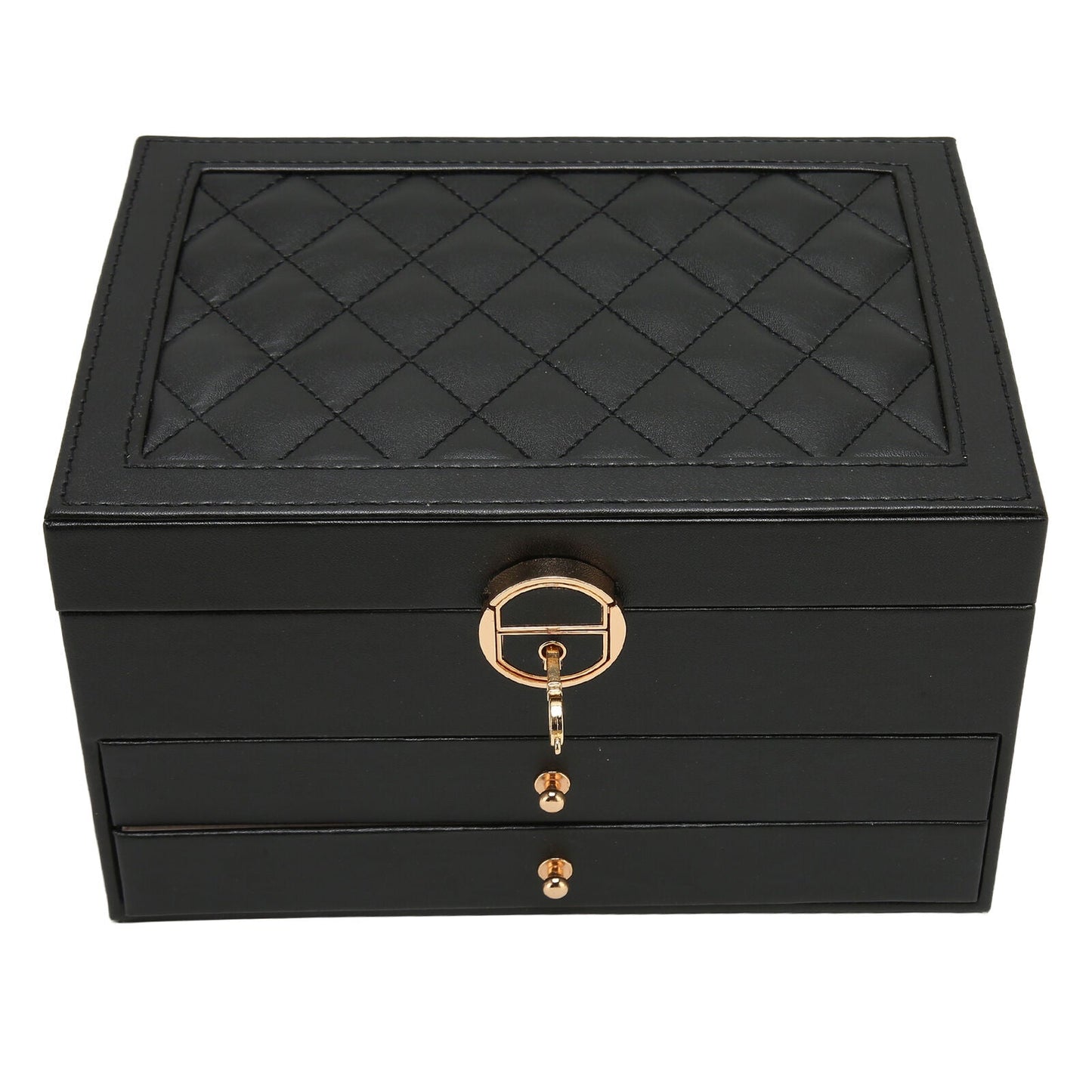 AURELIA BOX - Mehrschichtiger Lederschmuck-Organizer für stilvolle Aufbewahrung