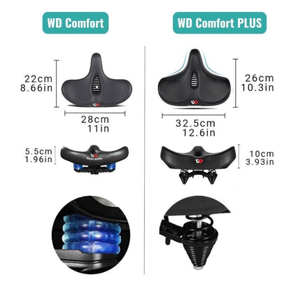 Lidase Bike Saddle - ergonomic, breathable bicycle saddle for pain -free driving 6