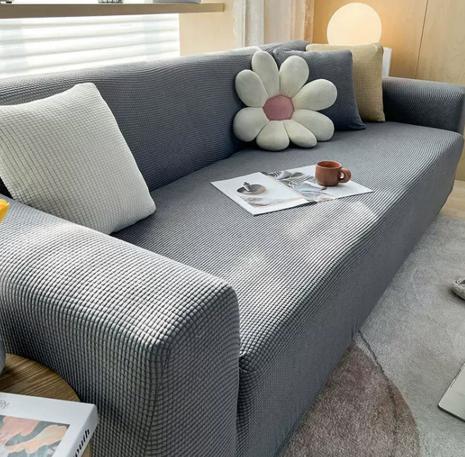 CouchWrap Sofa Cover – Soft Jacquard Protection for Stylish, Worry-Free Living