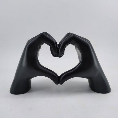 LoveSculpt - Decorazione per la casa in legno fatta a mano con fascino rustico