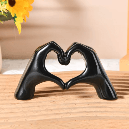 LoveSculpt - Decorazione per la casa in legno fatta a mano con fascino rustico