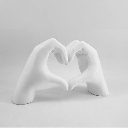 LoveSculpt - Decorazione per la casa in legno fatta a mano con fascino rustico
