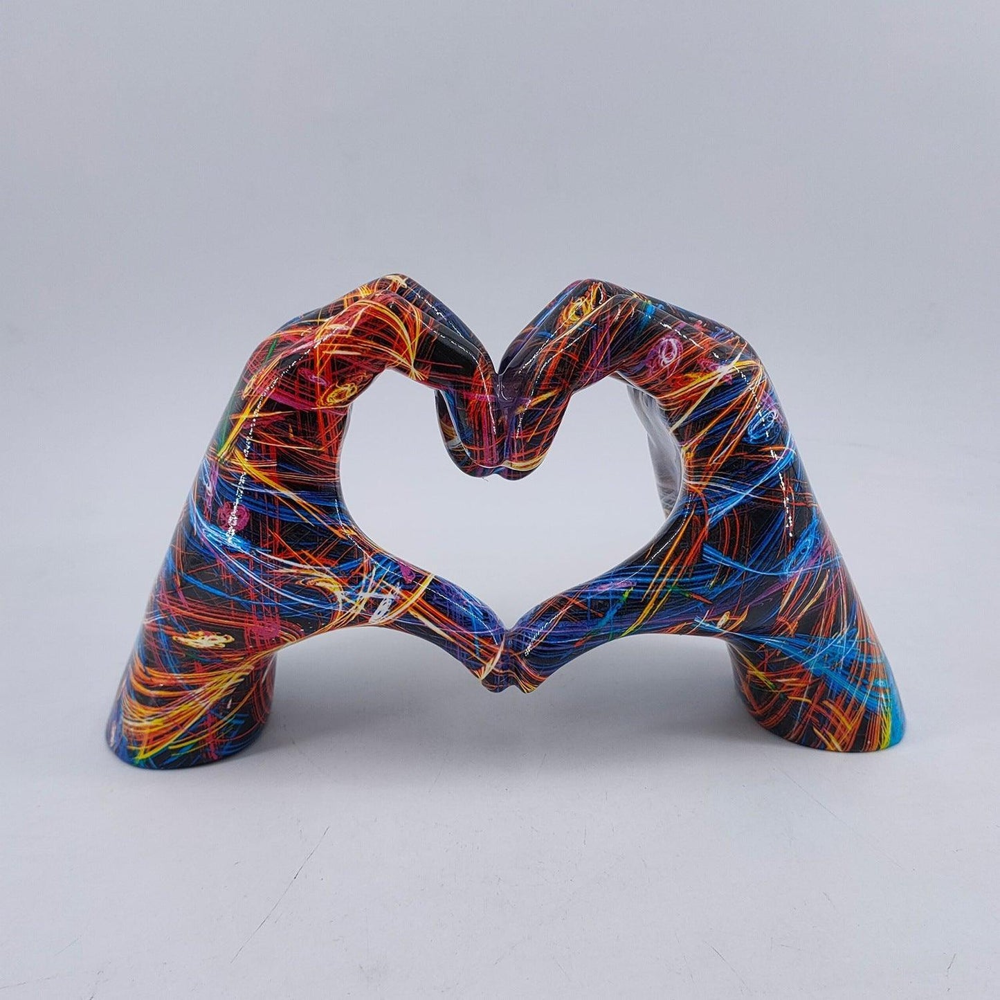 LoveSculpt - Decorazione per la casa in legno fatta a mano con fascino rustico