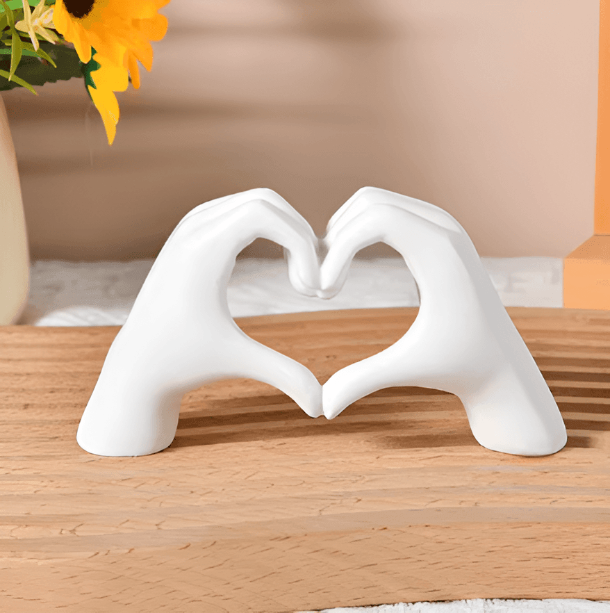 LoveSculpt - Decorazione per la casa in legno fatta a mano con fascino rustico