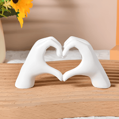 LoveSculpt - Decorazione per la casa in legno fatta a mano con fascino rustico