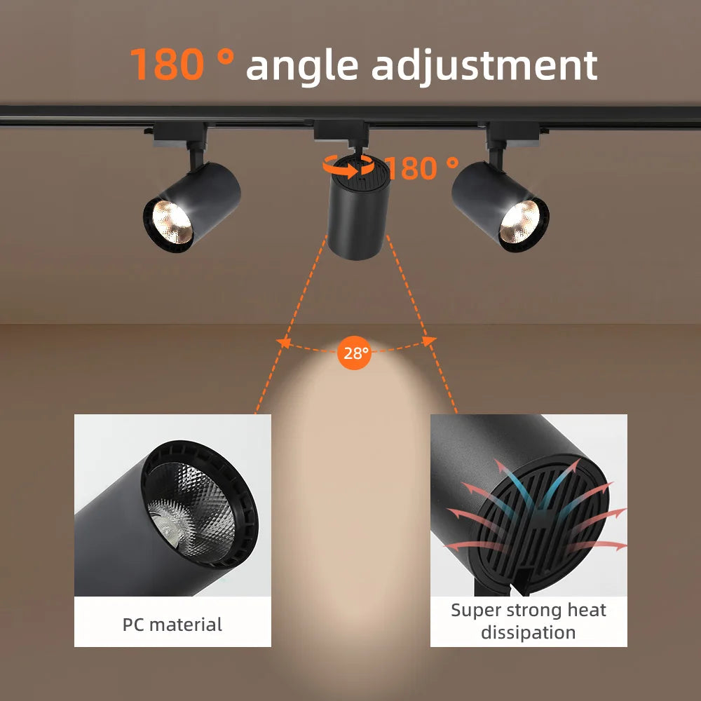 LumiBeam – Proyector LED para espacios habitables con ángulo de luz ajustable
