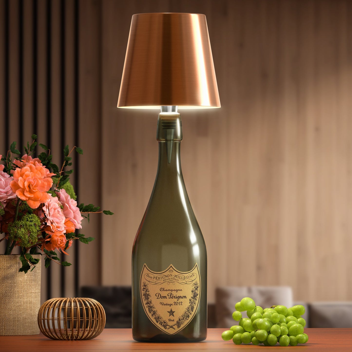 LumiBottle – Cable Lamp for Bottles with Warm White LED Light