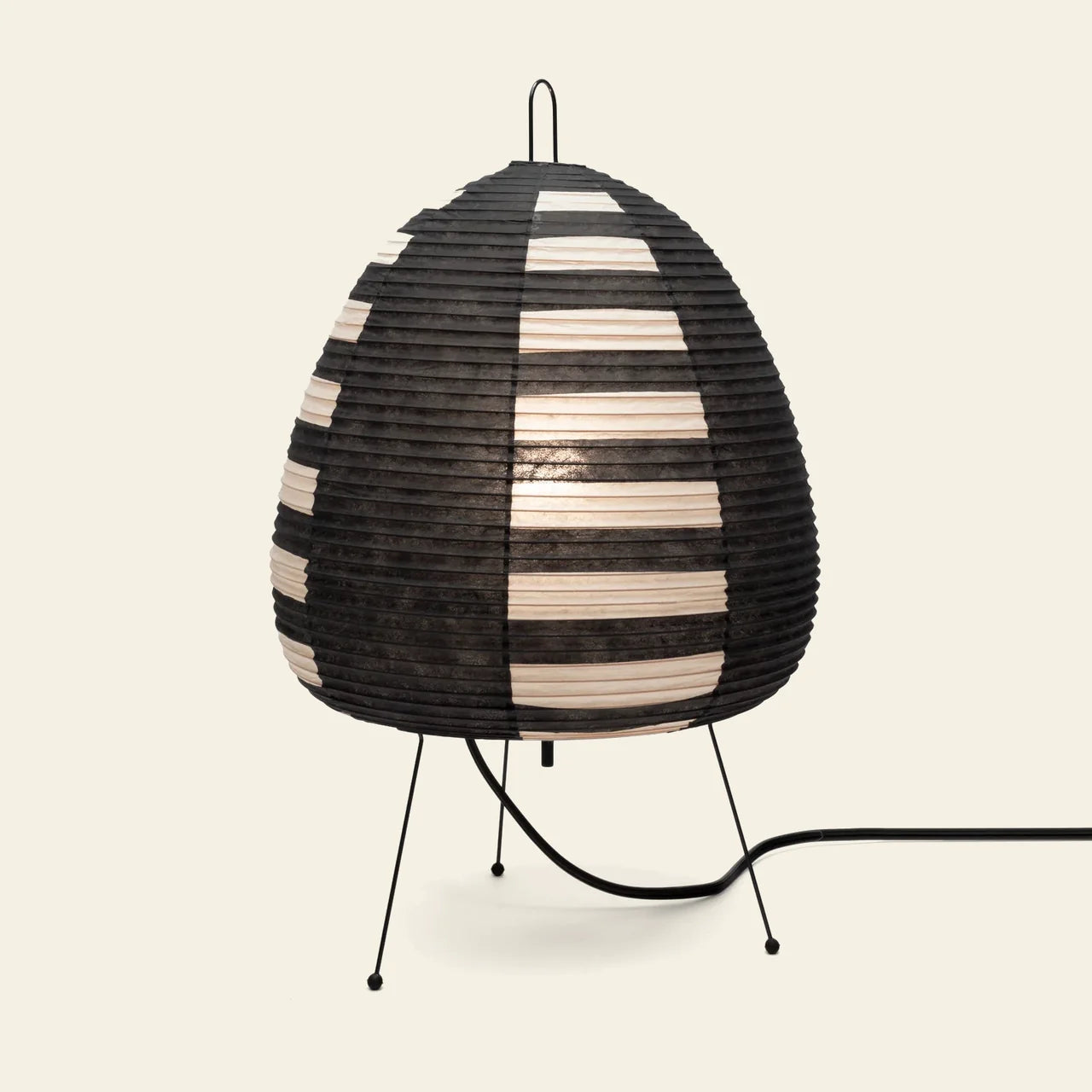Zenora – Lámpara de mesa de papel de arroz con diseño japonés wabi-sabi