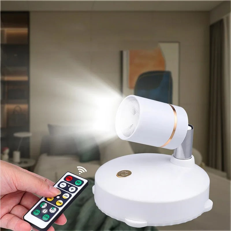 LumiSpot – Foco LED inalámbrico con control remoto