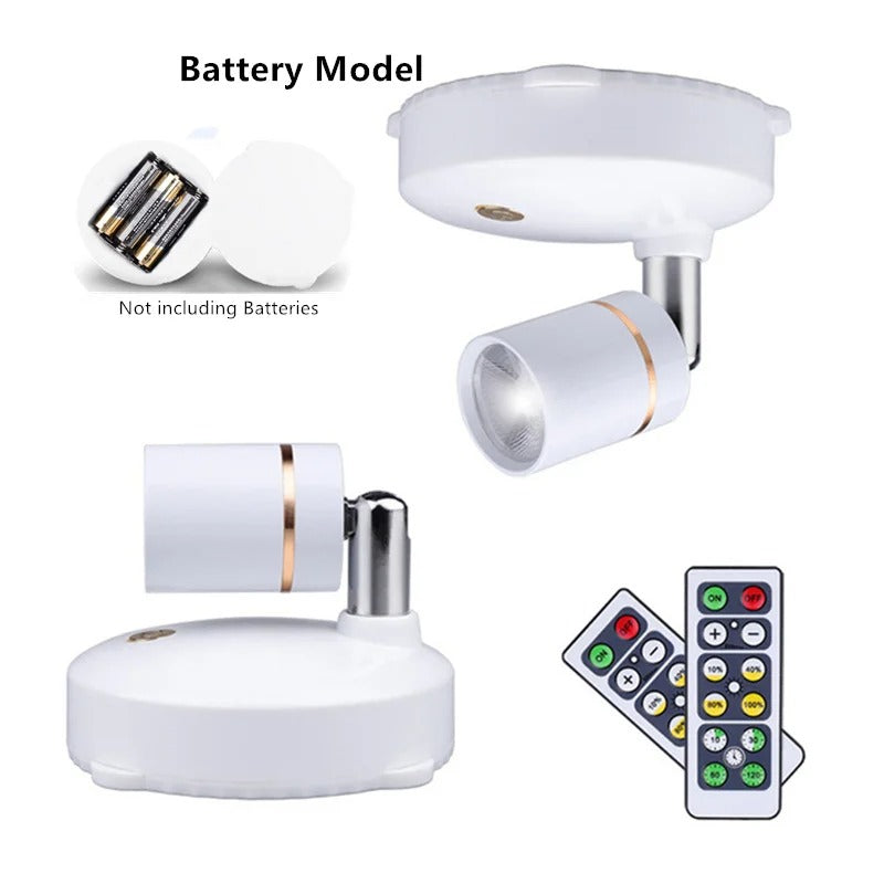 LumiSpot – Foco LED inalámbrico con control remoto