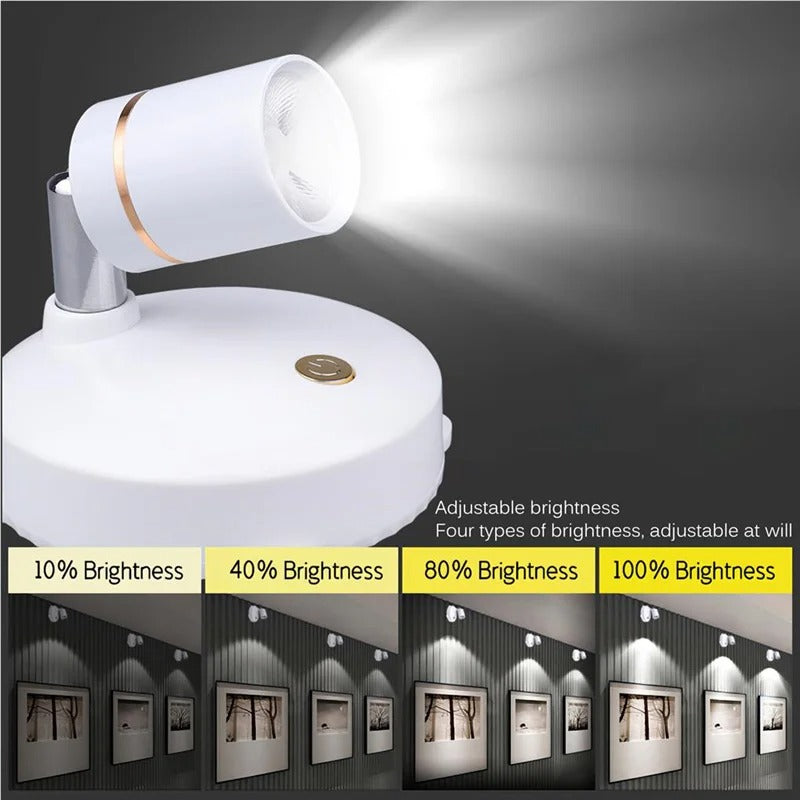 LumiSpot – Foco LED inalámbrico con control remoto