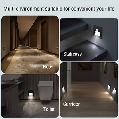 Lampada da parete LumiStep con sensore di movimento - Elegante illuminazione di sicurezza per interni
