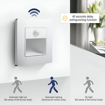 Lampada da parete LumiStep con sensore di movimento - Elegante illuminazione di sicurezza per interni