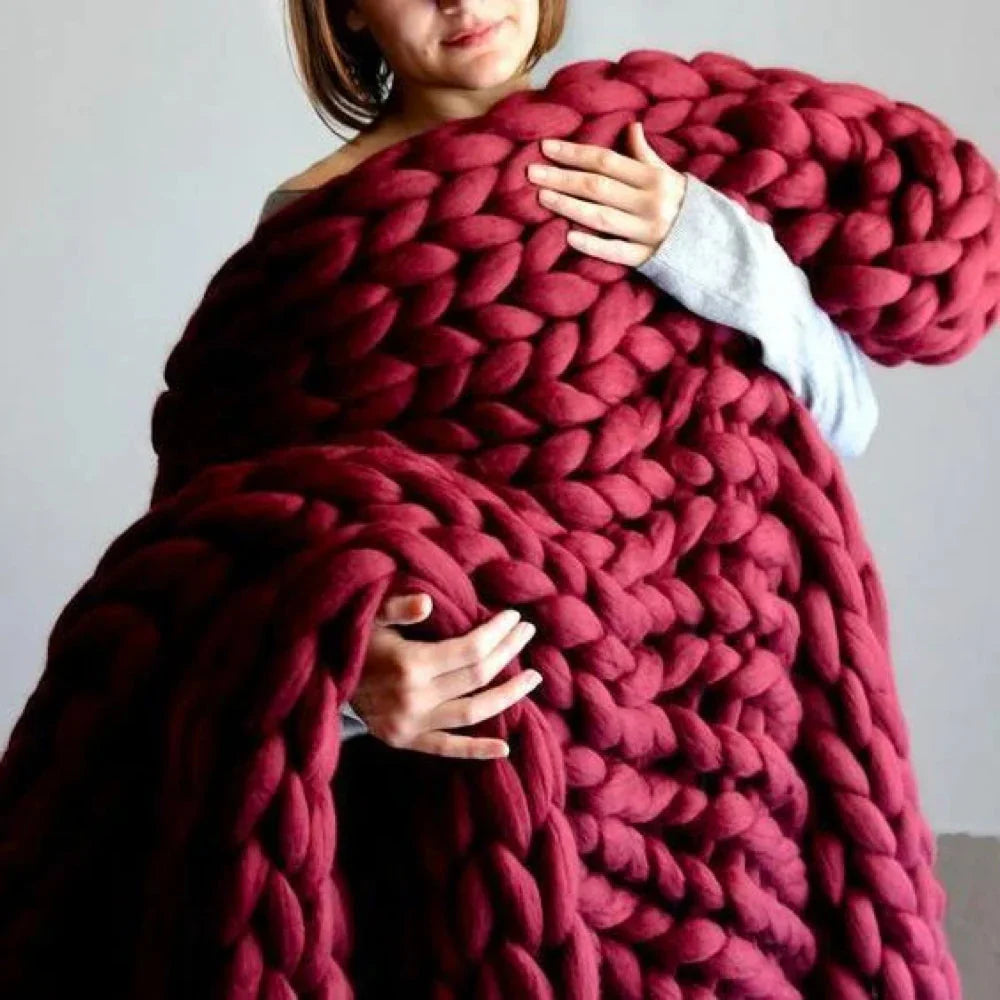 LuxeWool – DIY Chunky XL Wool Yarn for Knitting & Crafts