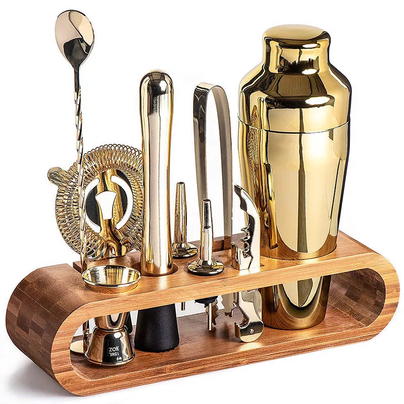 Luxmix barset-10-part cocktail set made of stainless steel for stylish drinks 8