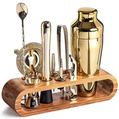 Luxmix barset-10-part cocktail set made of stainless steel for stylish drinks 8