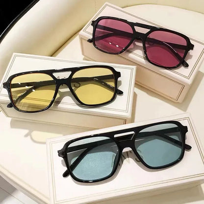 LUXEGLAM SHADES – Retro Cat Eye Sunglasses with UV400 Protection