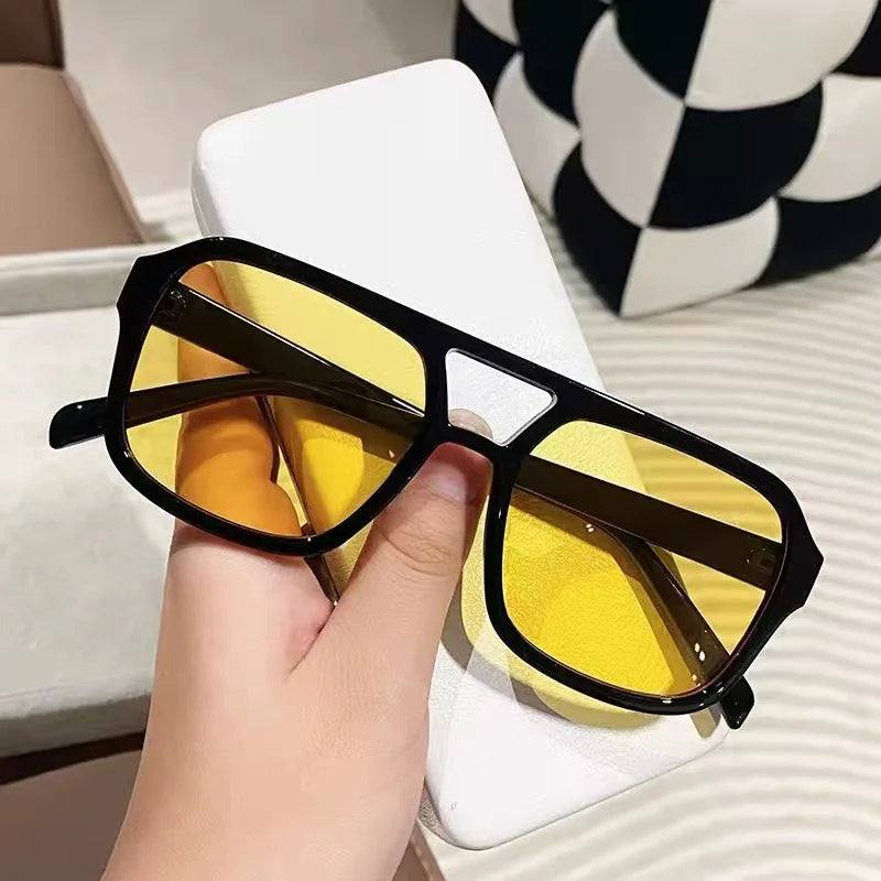 LUXEGLAM SHADES – Retro Cat Eye Sunglasses with UV400 Protection