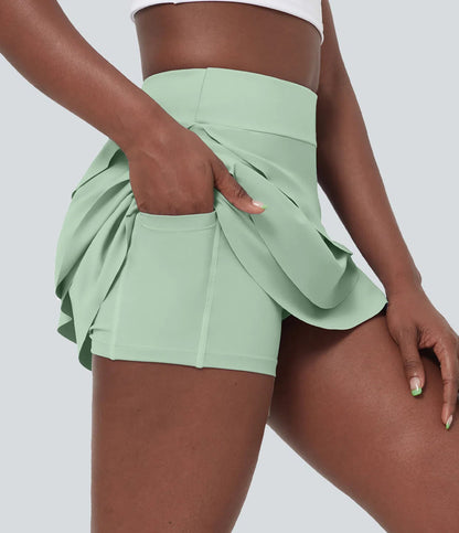 Gonna da golf MARIPOSA - Look femminile a strati con pantaloncini incorporati