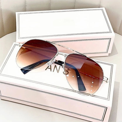 AEROVIEW SHADES – Gradient Pilot Sunglasses with UV400 Protection for Men