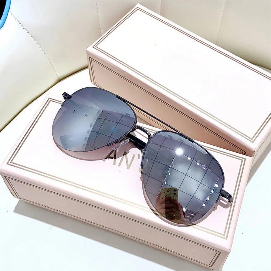 AEROVIEW SHADES – Gradient Pilot Sunglasses with UV400 Protection for Men