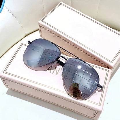 AEROVIEW SHADES – Gradient Pilot Sunglasses with UV400 Protection for Men