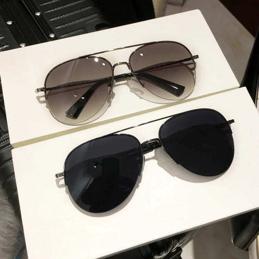 AEROVIEW SHADES – Gradient Pilot Sunglasses with UV400 Protection for Men