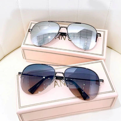 AEROVIEW SHADES – Gradient Pilot Sunglasses with UV400 Protection for Men