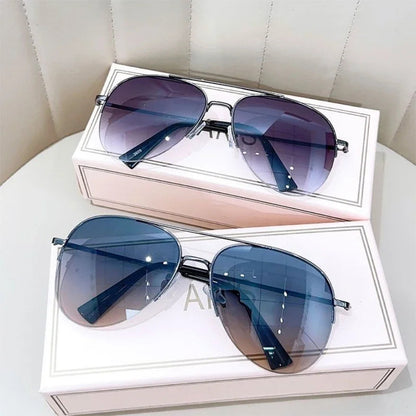 AEROVIEW SHADES – Gradient Pilot Sunglasses with UV400 Protection for Men